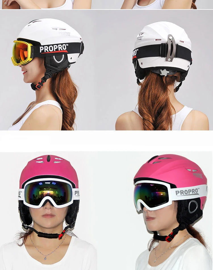 New Ski Helmet Outdoor Sports Ski Snowboard Skateboard Helmets Anti-impact Safety Cycling Snowmobile High Quality Helmet