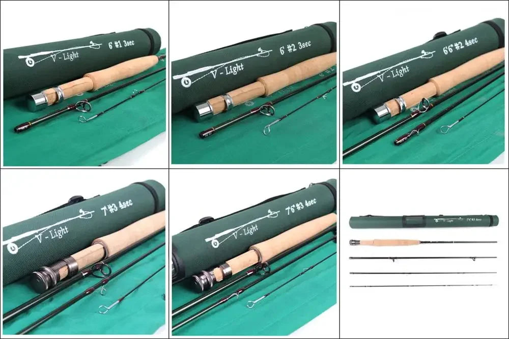 Maximumcatch Small Stream Creek 6ft/6.5ft/7ft/7.5ft 1/2/3wt Fly Fishing Rod IM10 30T Carbon With Tube Super Light Fly Rod