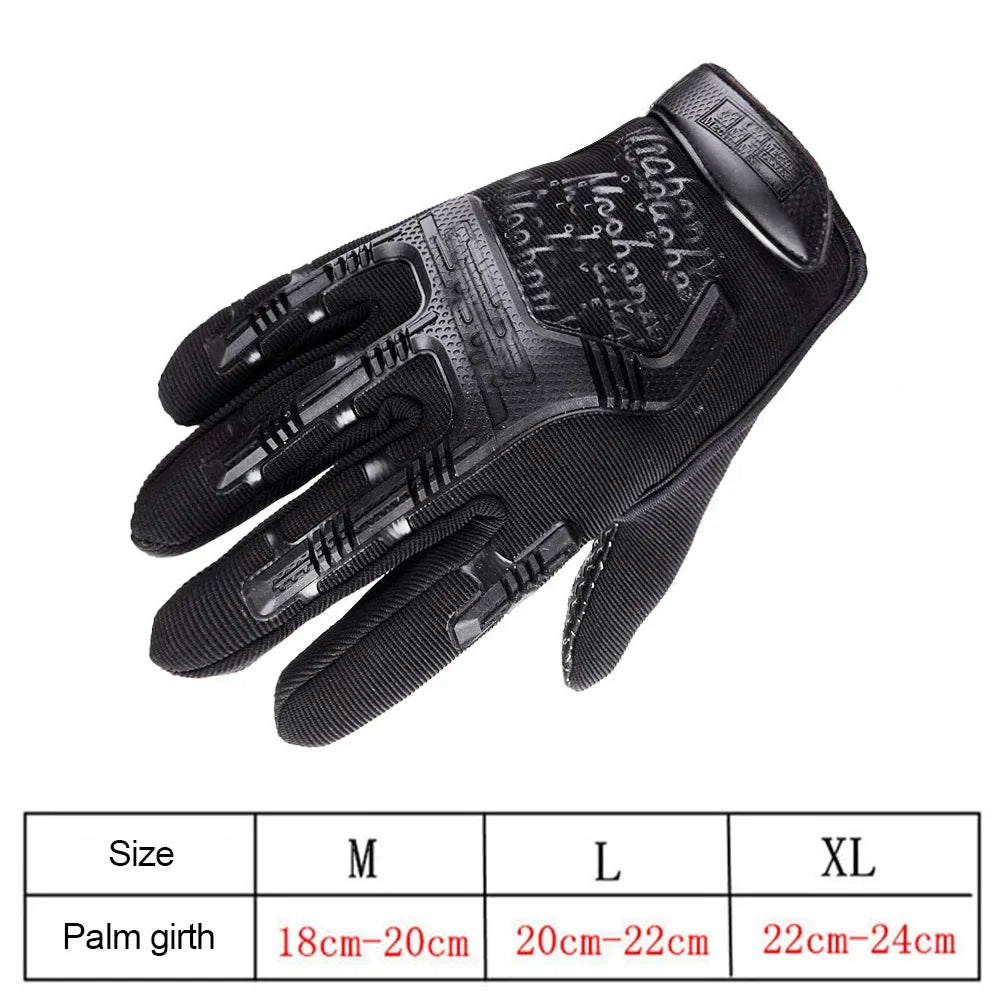 Tactical  Gloves Half Finger Paintball Airsoft Shot Combat Anti-Skid Men Bicycle Full Finger Gloves Protective Gear