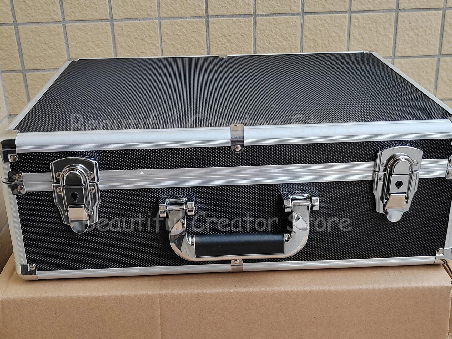 Tool Box Aluminum hard case Safety Equipment Tool Box Organizer garage Toolbox Case Storage box Portable toolbox Hard Case