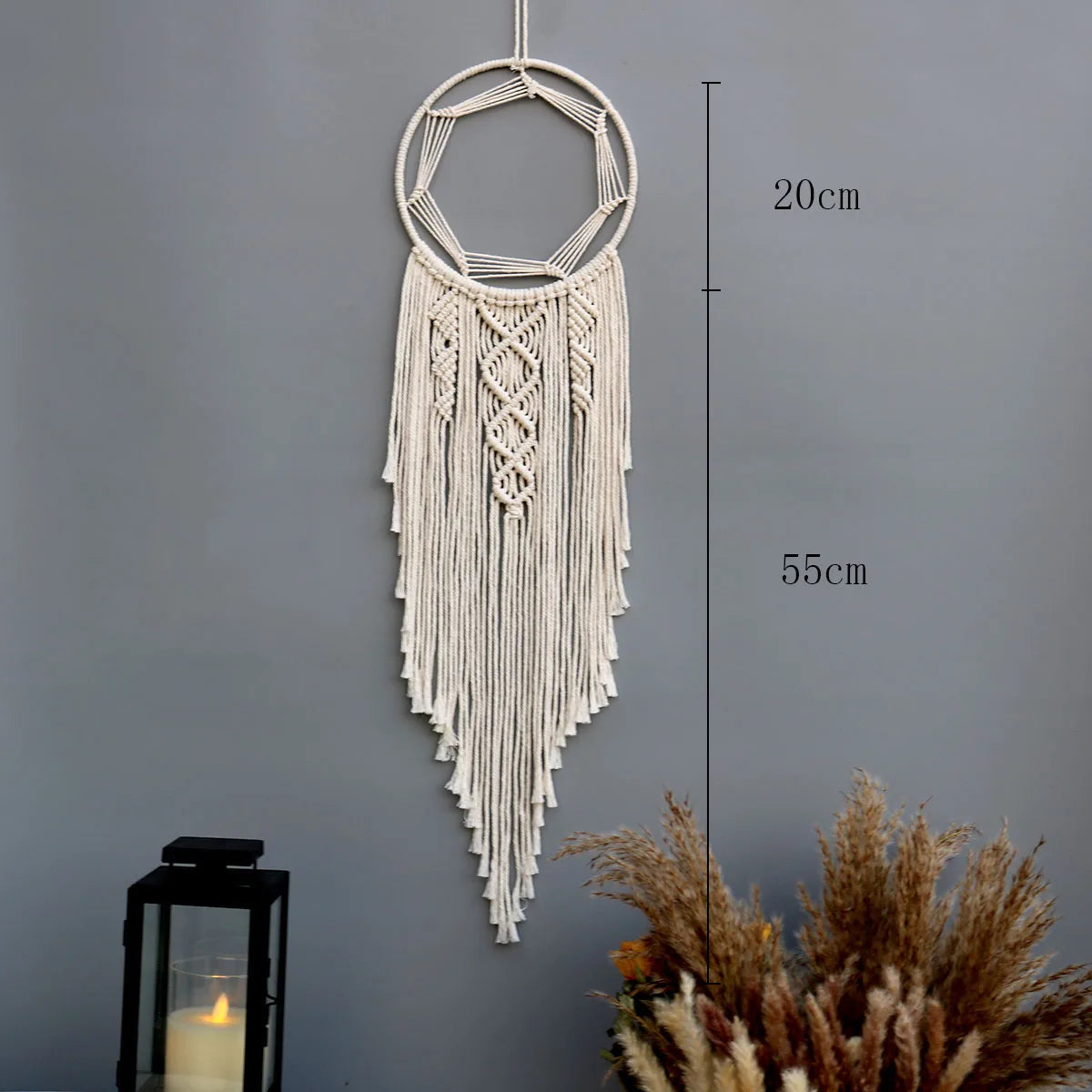 Dream Catchers Boho Home Decor Macrame Handmade Wall Hangings Ramadan Baby Bedroom Nordic Room Kids Nursery Ornament Gift