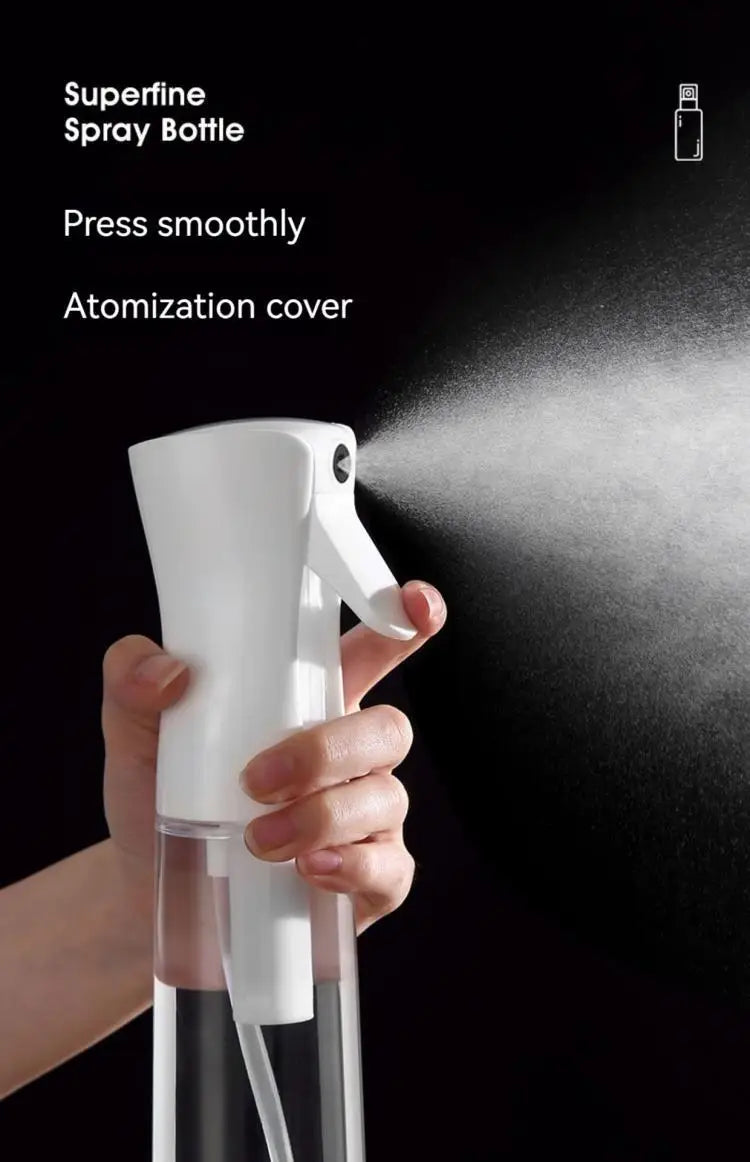 High Pressure Continuous Spray Bottle Hair Care Makeup Water Replenishing Spray Bottle Separate Bottle Press Mist Spray Bottle