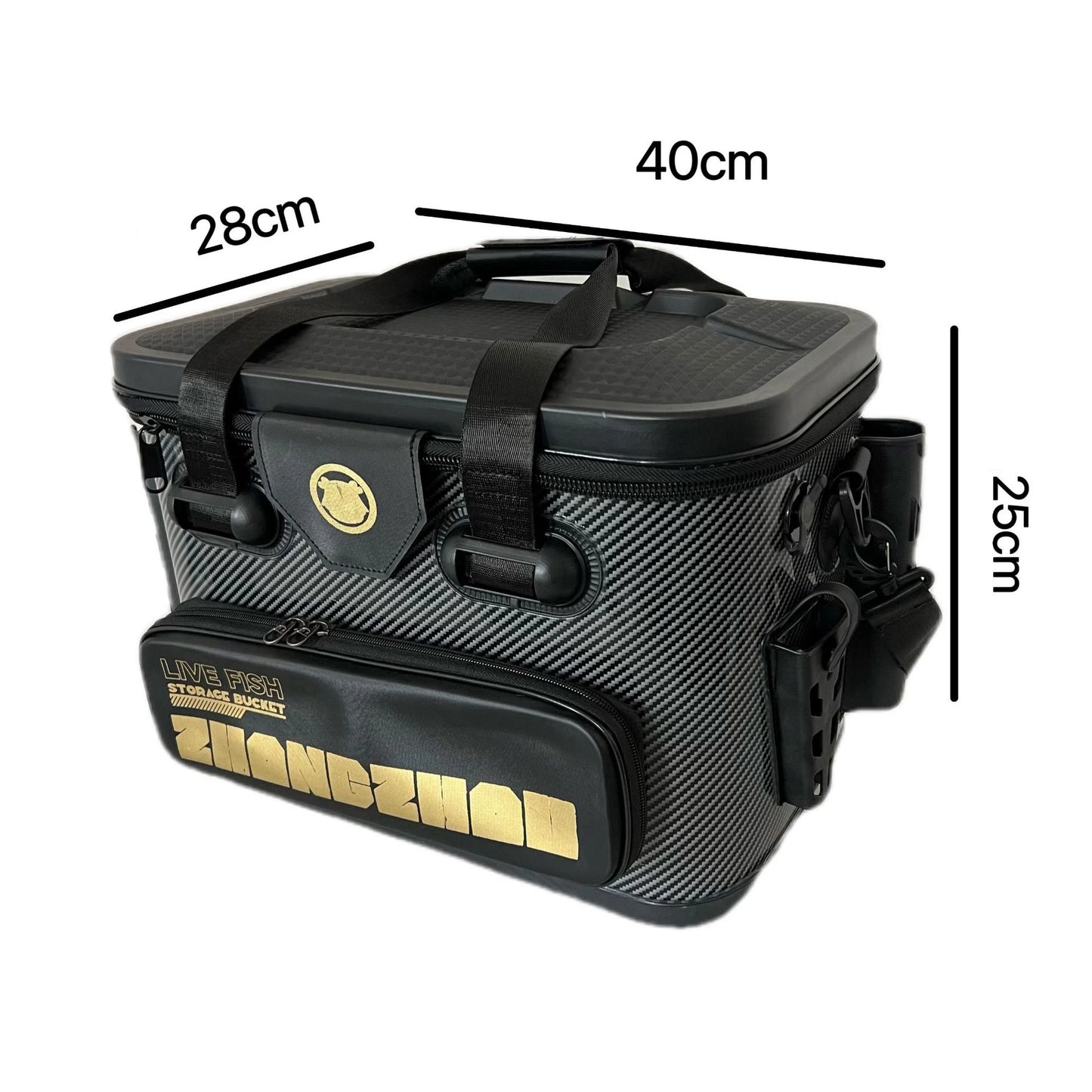 Fishing Barrel Live Fish Box EVA Multifunctional Fishing Hook Stop Beads Box Large Capacity Portable Thickened Fishing Bucket