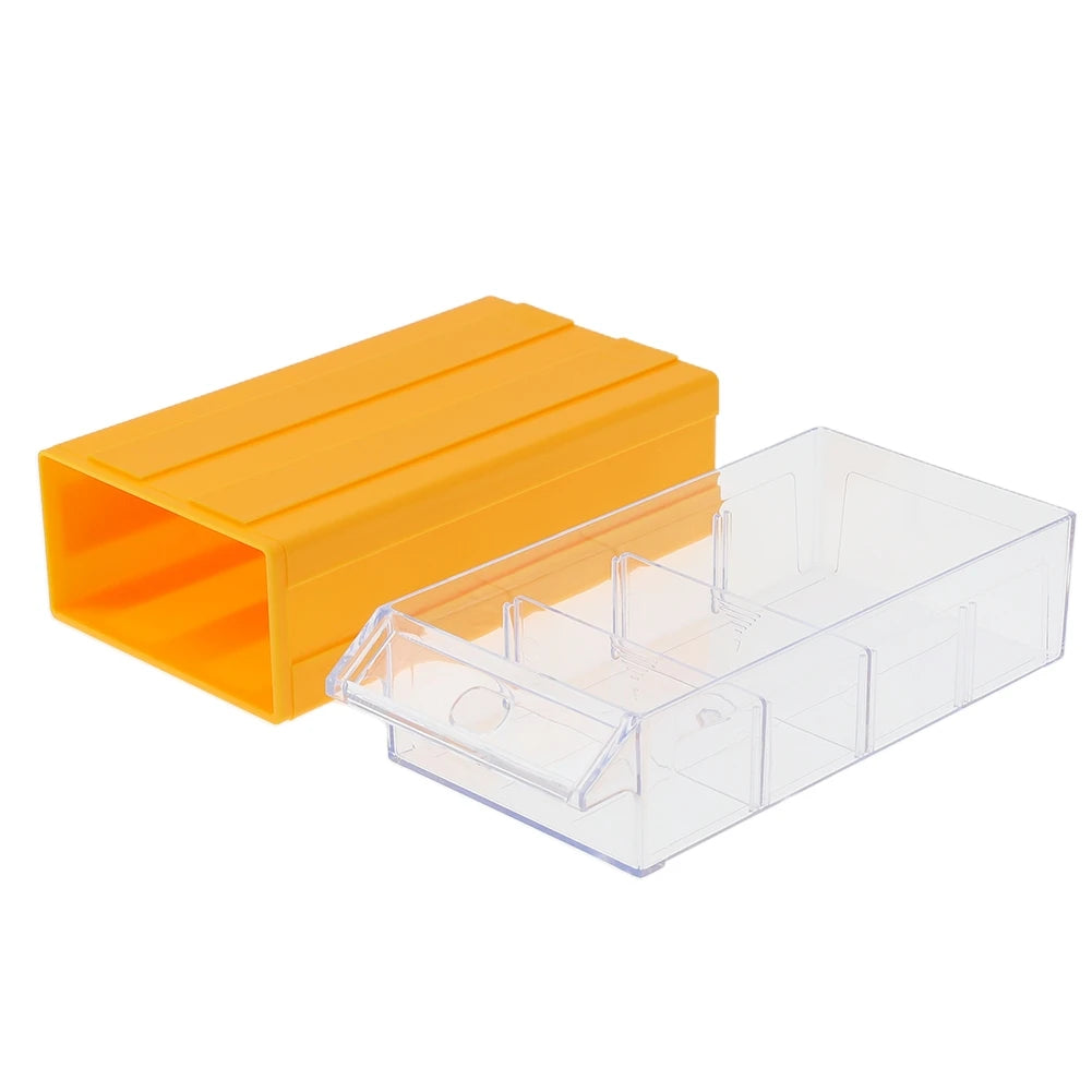 1PC Garage Tool Organizer Stackable Plastic Hardware Parts Storage Boxes Plastic Organizing Boxes Component Screws Toolbox