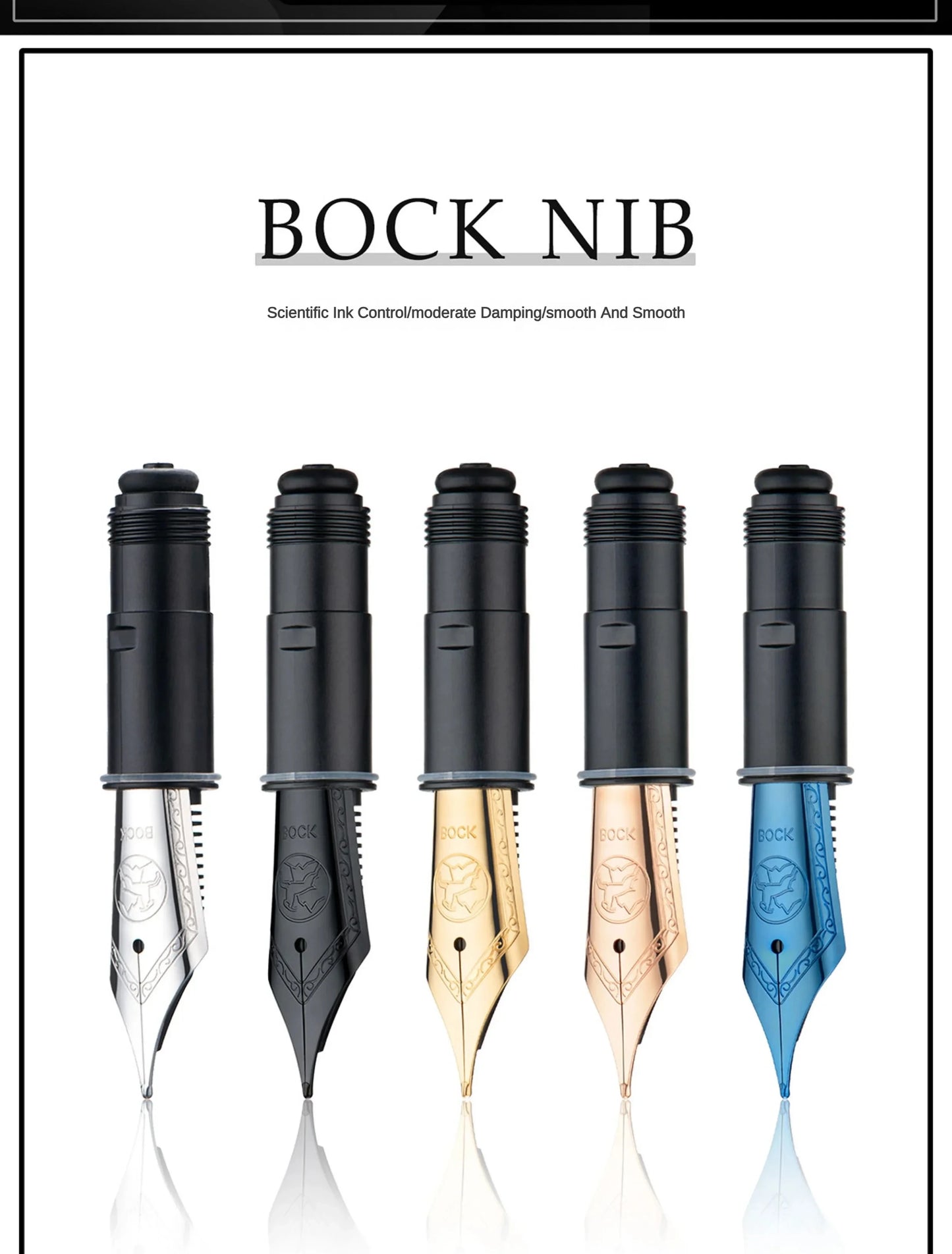 New Asvine Fountain Pen Nibs No.6 BOCK / JOWO Nibs Replaced for Asvine V169 P20 P30 V126 Fountain Pen School Supplies Stationary