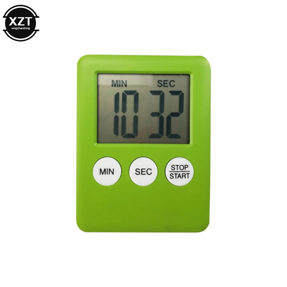 Magnetic Kitchen Timer Digital Cooking Baking LCD Count Down Up Loud Alarm Countdown Alarm Magnet Clock Sleep Clock Kitchen Sup