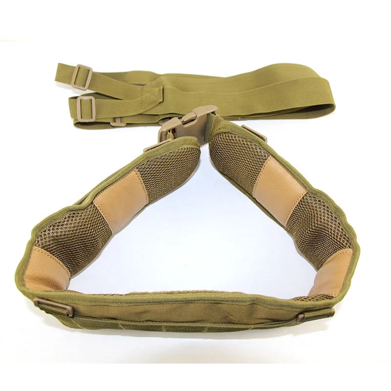 Tactical Molle Waist Belt Outdoor Hunting Military Padded Waist Belt Combat Patrol Belt Nylon Adjustable Waistband Men