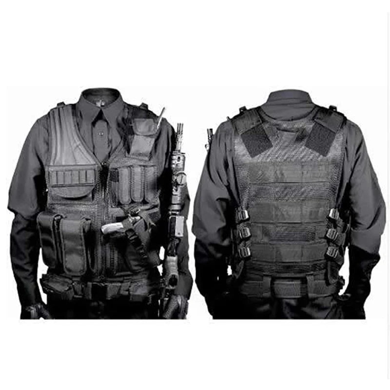 Hunting Security Clothes Swat Tactical Vest Swat Jacket Chest Rig Multi-Pocket SWAT Army CS Hunting Vest Camping Accessories