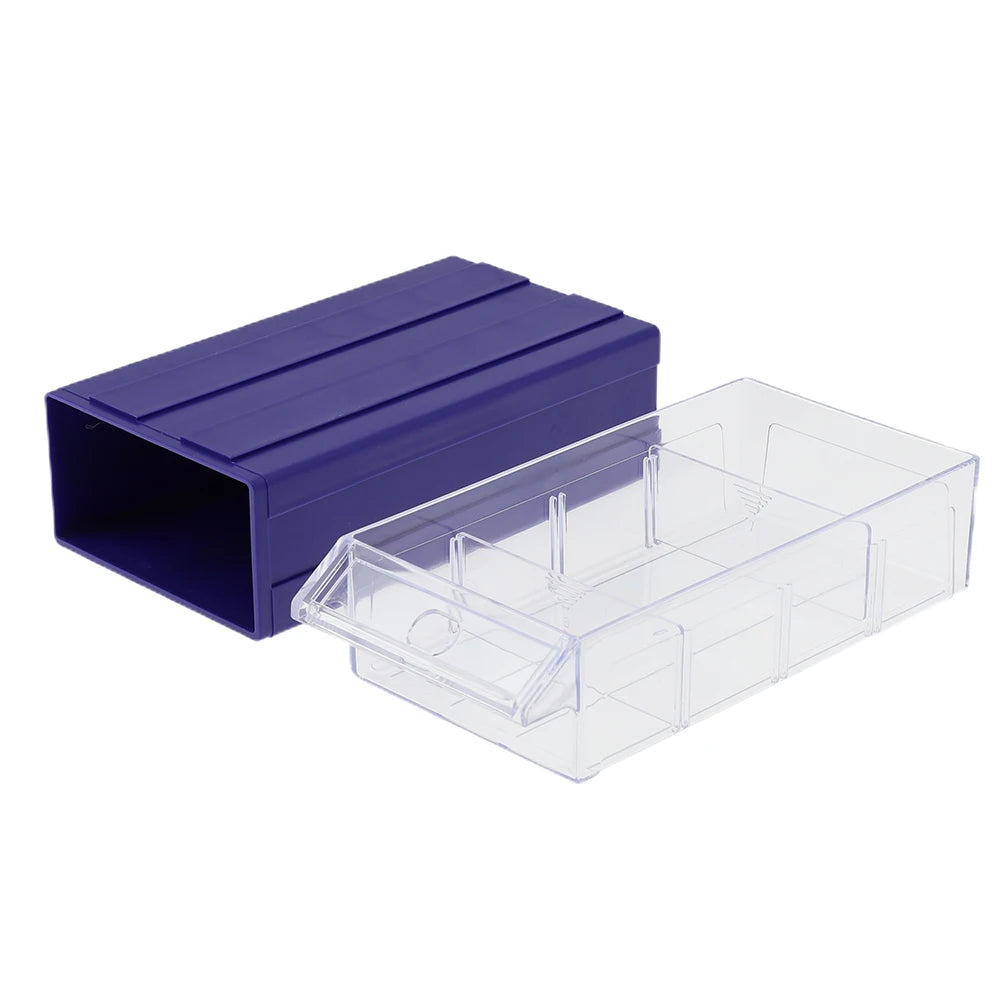 1PC Garage Tool Organizer Stackable Plastic Hardware Parts Storage Boxes Plastic Organizing Boxes Component Screws Toolbox