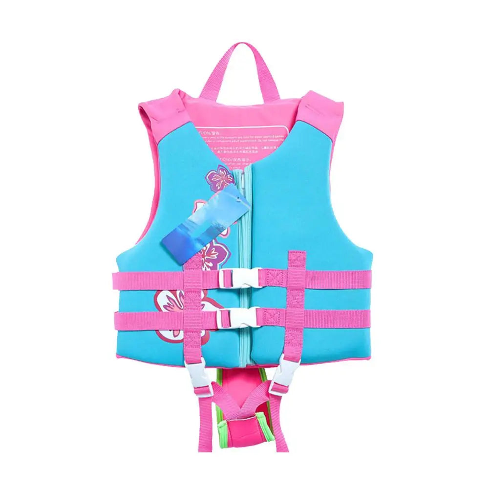 Kids Life Vest Premium Float Swim Vest for Children Swim Training Vest with Adjustable Safety Strap Learn to Swim Floatation