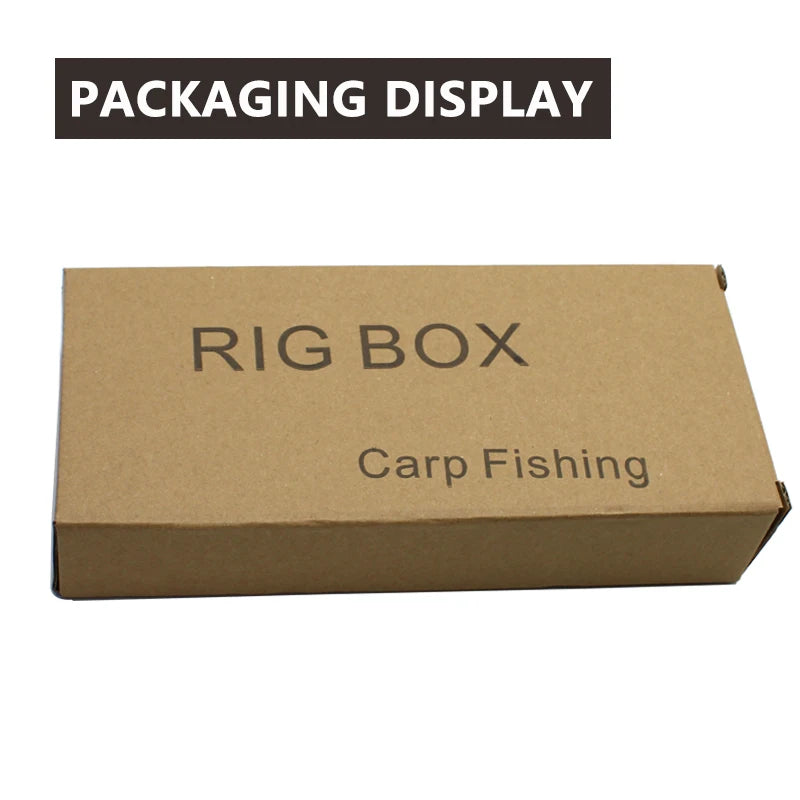 Carp Fishing Hook Link Rig Wallet Tackle Box Zig Chod Stiff Hair Rig Storage Box for Carp Fishing Line Equipment