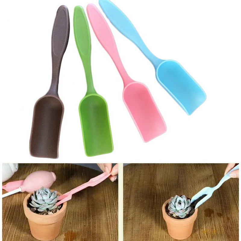 1 Set Mini Garden Tool Planter kit DIY Accessories Sowing succulents transplant seedlings Plastic  fertilizer drilling device