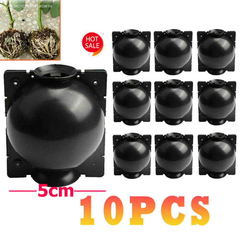 6/10Pcs Plant Rooting Ball High Pressure Graft Breeding Case Nursery Box Propagation Jardinage Plant Root Pot Garden Accessories