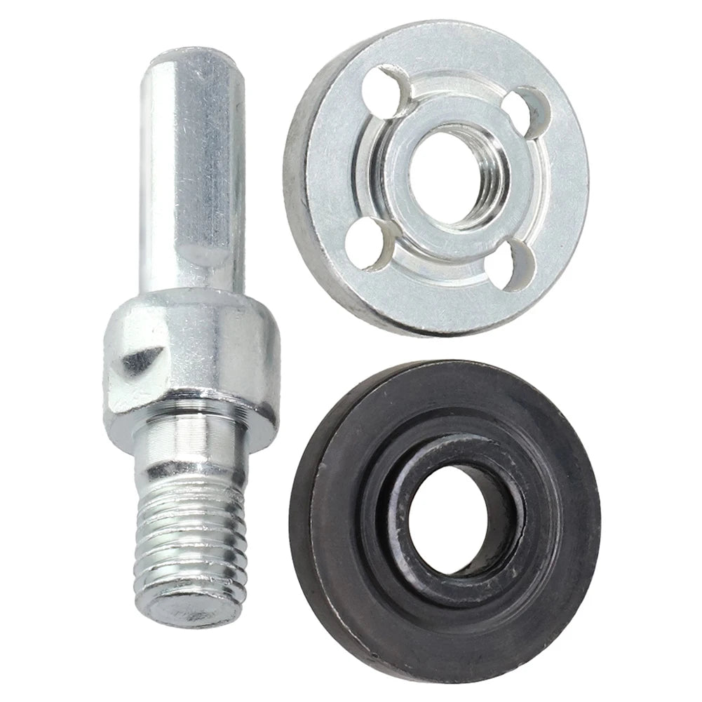 2/3Pcs M10 Flange Nut Pressure Plate W/ Connecting Rod Adapter Parts For Electric Drill Angle Grinder Power Tools Accessories