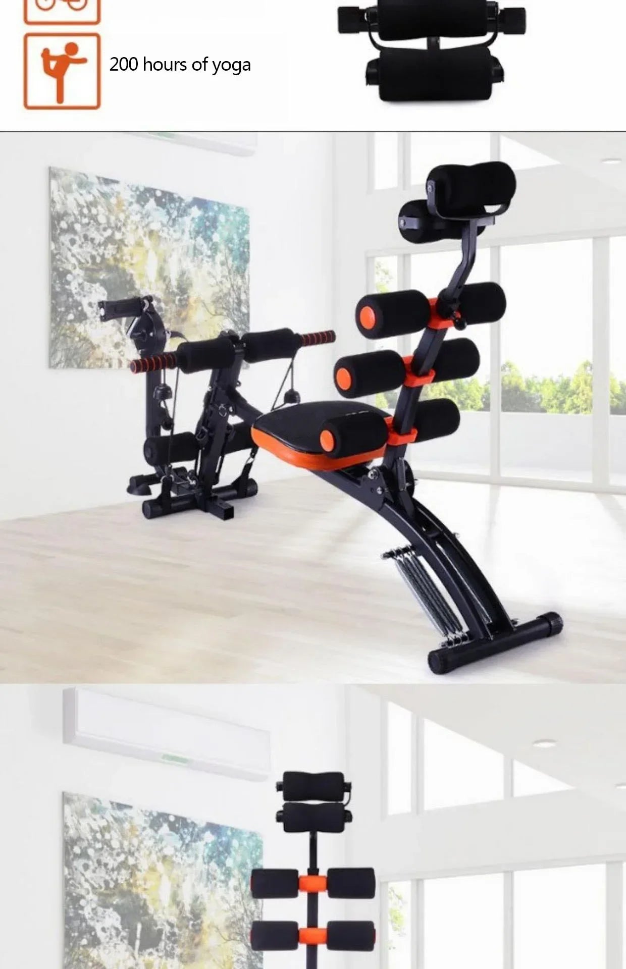 Multifunctional Abdominal Abdominal Machine Supine Board Sit-up Assist Fitness Equipment Home Exercise Abdominal Muscle Assist