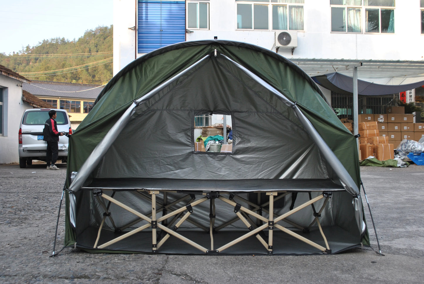 Durable Trekking tent Outdoor Individual tent,CZX-725 1 persone tent not include the cot,1 person tent,bike tent for storage