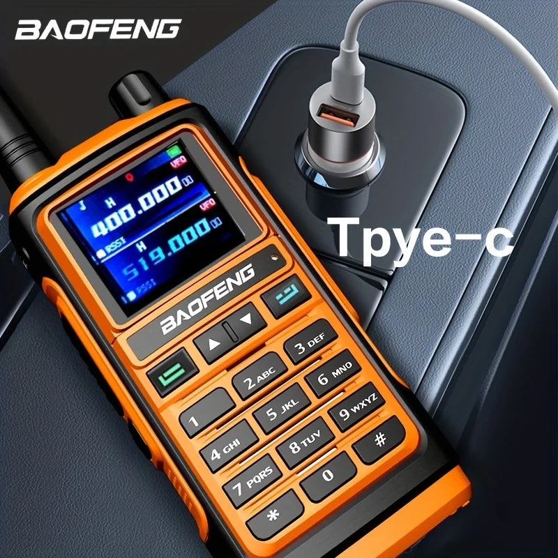 BaoFeng UV-17M Walkie Talkies Six Bands Wireless Copy Frequency Poweful Two Way Radio Long Range Ham Radio UHF VHF For HunTing