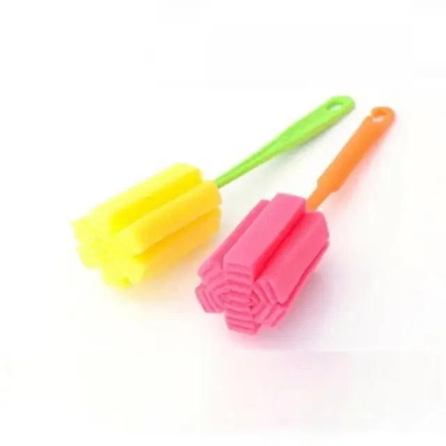 1PCS Bottle Sponge Brushes Cup Glass Milk Bottles Brush Washing Cleaning Cleaner Kitchen Tools Baby Accessories Hot Sale