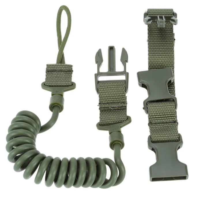 Telescopic Tactical Gun Sling Airsoft Secure Lanyard Spring Pistol Sling Strap Belt Military Hunting Accessories for Camping