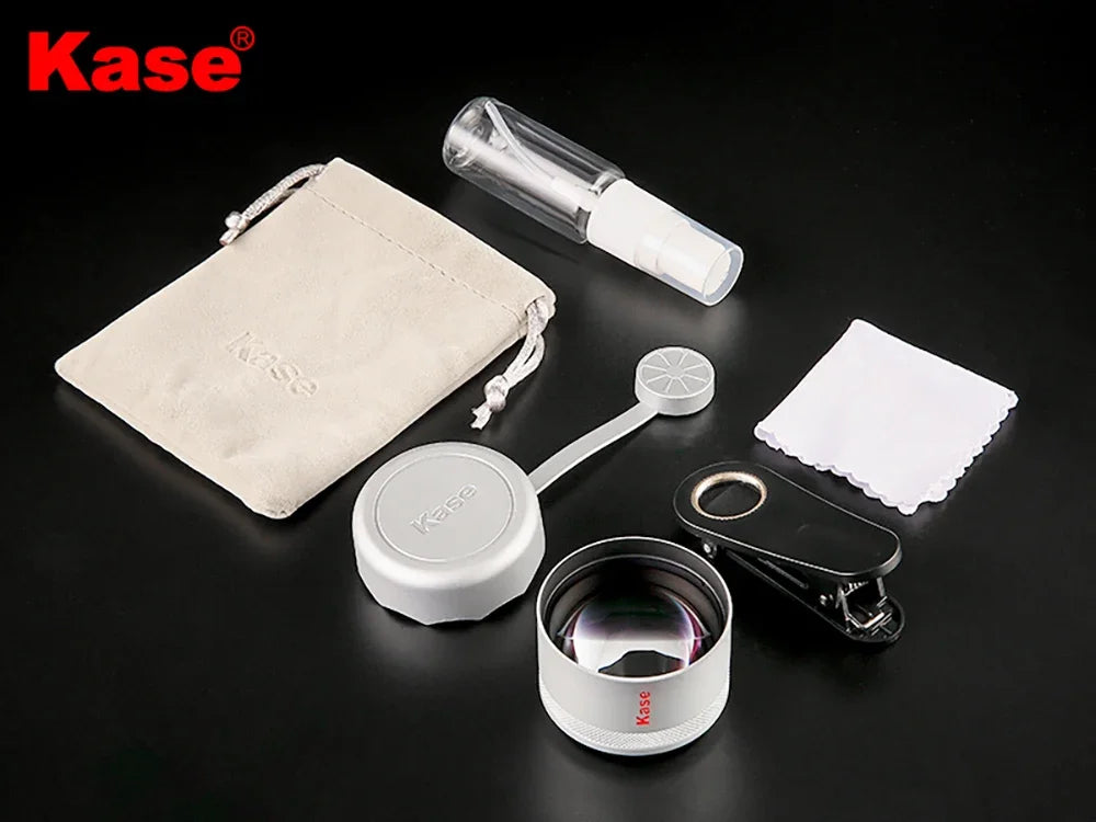 Kase Phone HD Master Macro Lens Pro for iPhone 15 14 13 12 11 8 7 X XR Samsung Xiaomi Android,17mm Thread Mount / Metal Body