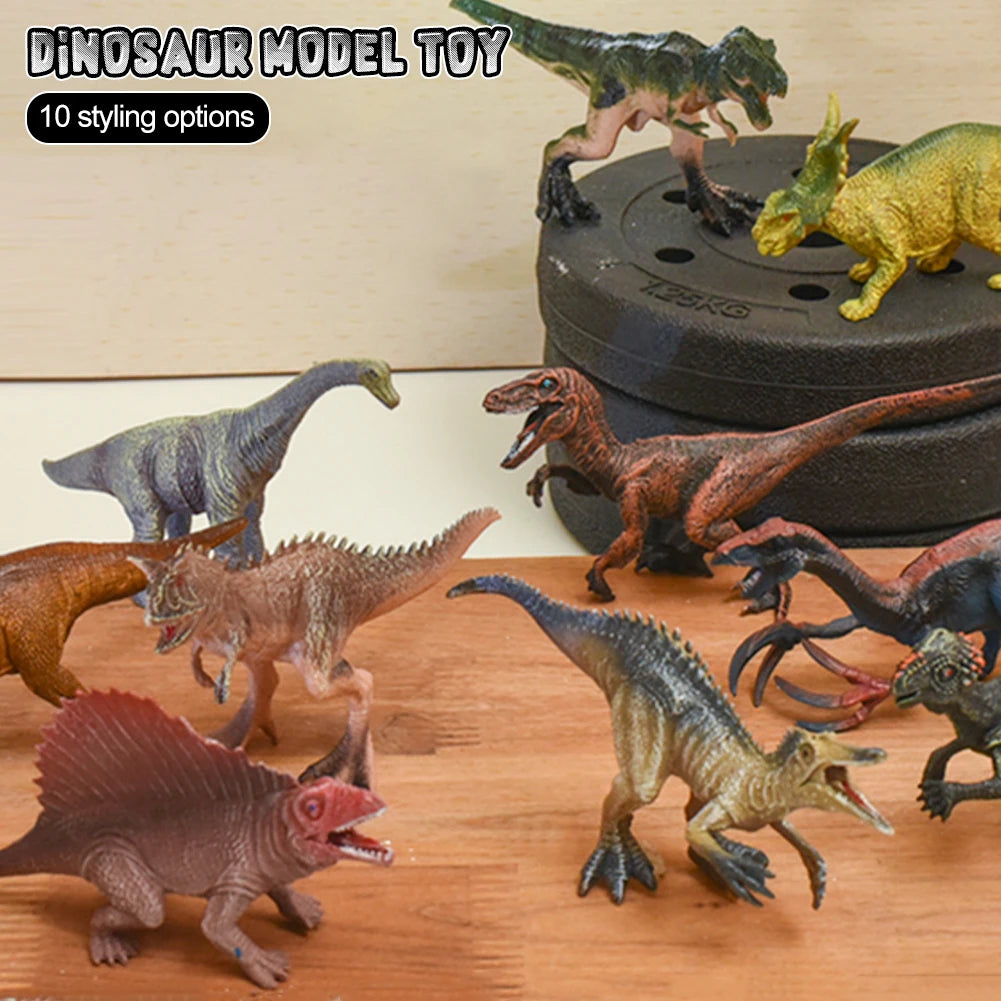 10 Styles 15cm Dinosaur Models Toys Jurassic Tyrannosaurus Indominus Rex Triceratops Brontosaurus Boys Small Gifts for Children