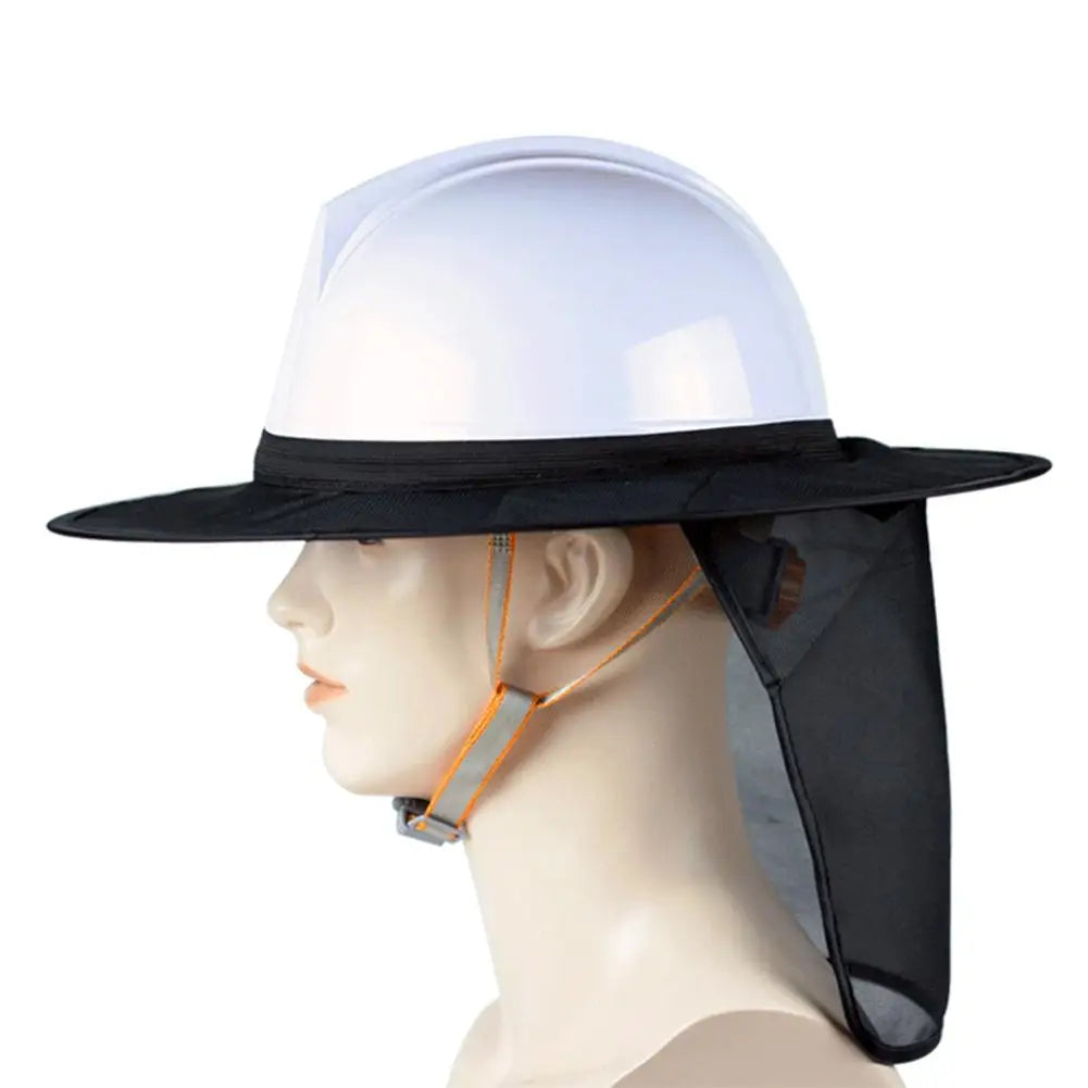 Construction Safety Hard Hat Neck Helmet Hat Cover Sun Shade Stripe Kit Sun Protection Accessories For Garden Worker