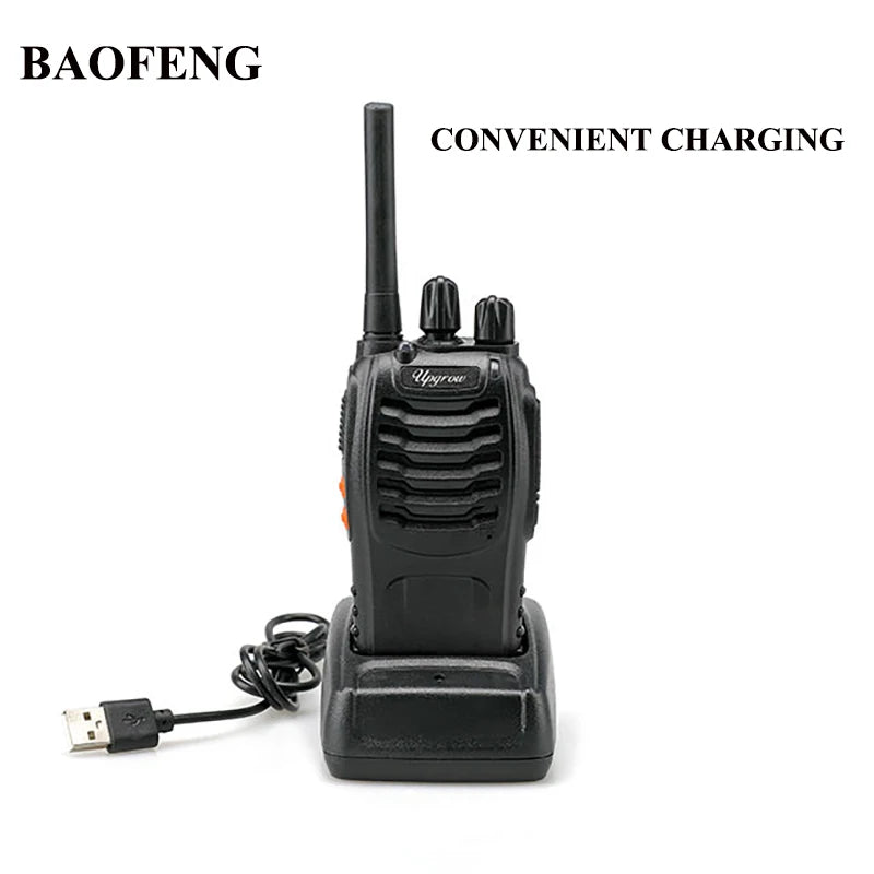 Baofeng BF-88E 1500mAh Walkie Talkie Long Range Handheld Two-way Radio 2pcs/pack with Charger Earpiece PMR446MHz