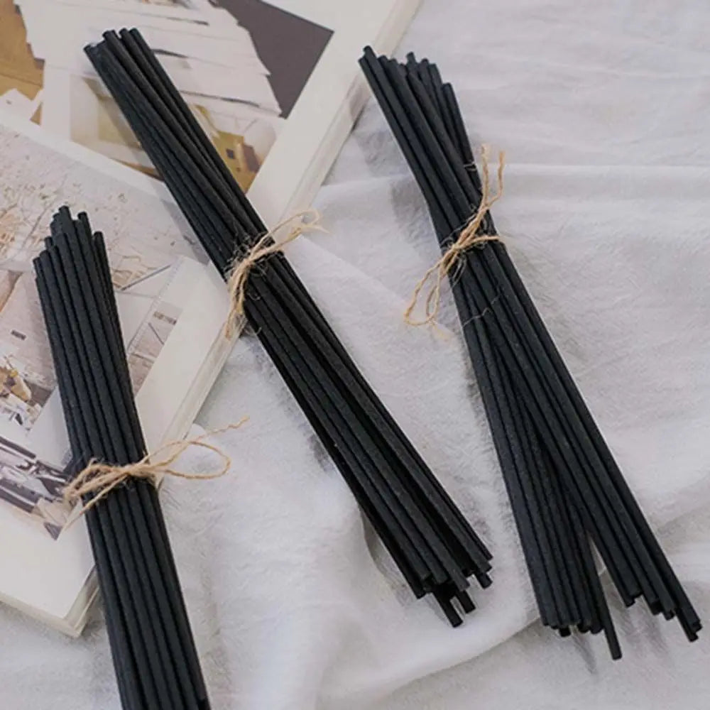 50 Pcs Black White Vine Diffuser Sticks Aromatherapy Volatile Rod for Home Fragrance Diffuser Living Room Reed Diffusers