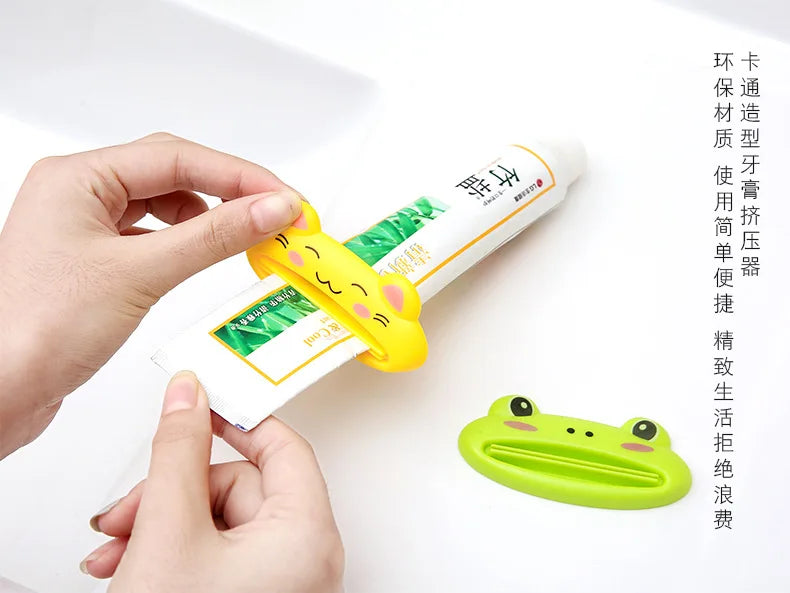 Kitchen Accessories Bathroom Multi-function Tool Cartoon Toothpaste Squeezer Kitchen Gadget Useful Home Bathroom Decoration