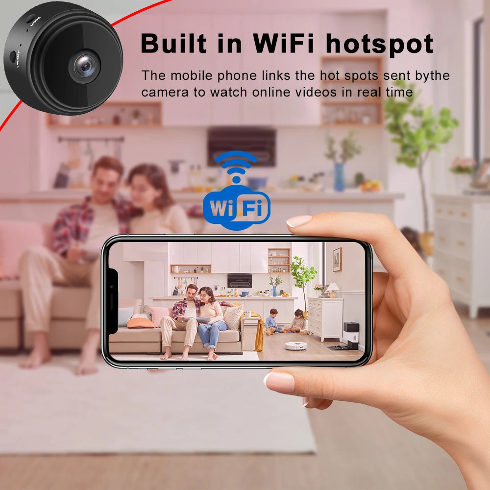 Mini IP Camera 1080P HD Wireless Micro Camcorders Night Version Voice Video Security Surveillance Wifi Cameras Smart Home A9