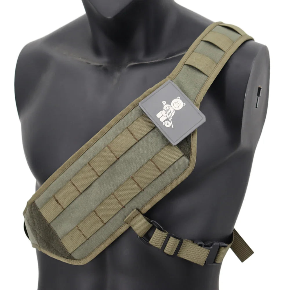 NEW Bandoleer Minimalist Chest Rig Tactical Bandoleer Platform Chest Strap Shoulder Strap Adjustable Nylon Gear Vest