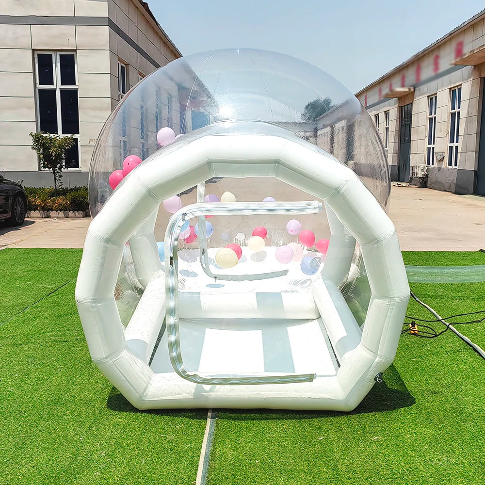 2.5M/3M/3.5M Inflatable Castle Bubble House With Blower Clear Dome Tent Wedding Party Event Photography backdrop Kids toy gift