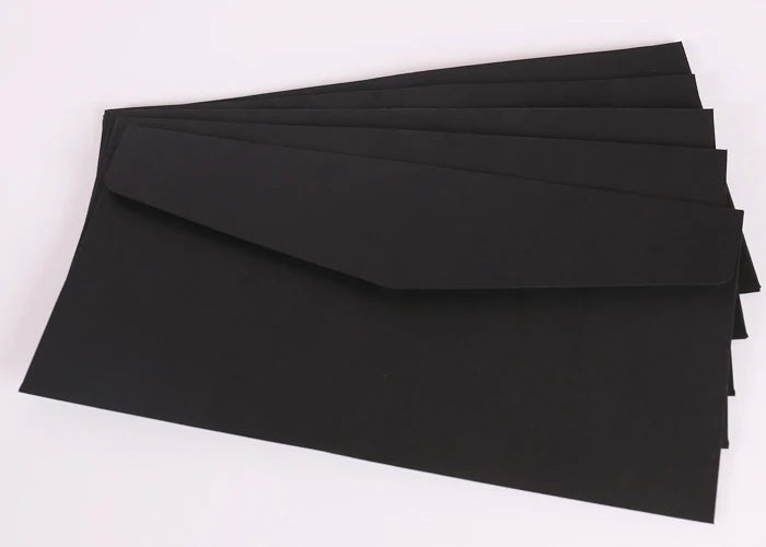 20pcs 22x11cm Blank leather large triangle flat open window envelope stationary paper  envelopes for letters