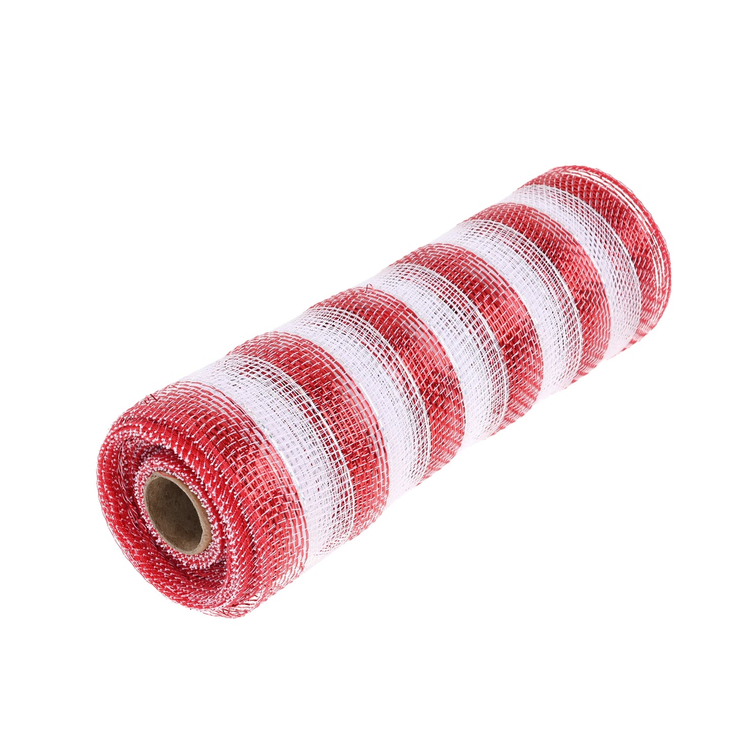 26x10yard Diy Red White Candy Cane Handmade Christmas Wreath Tree Stripes Decoration Mesh Meterial Making Xmas Tree Ornament Dec