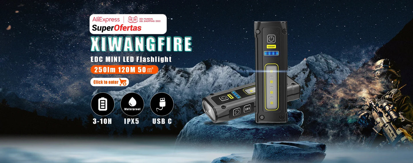 4.2V 26650 Lithium Battery 5000MaH High-capacity Rechargeable Battery 3C Discharge for Torch with Free a P50 LED Flashlight Gift