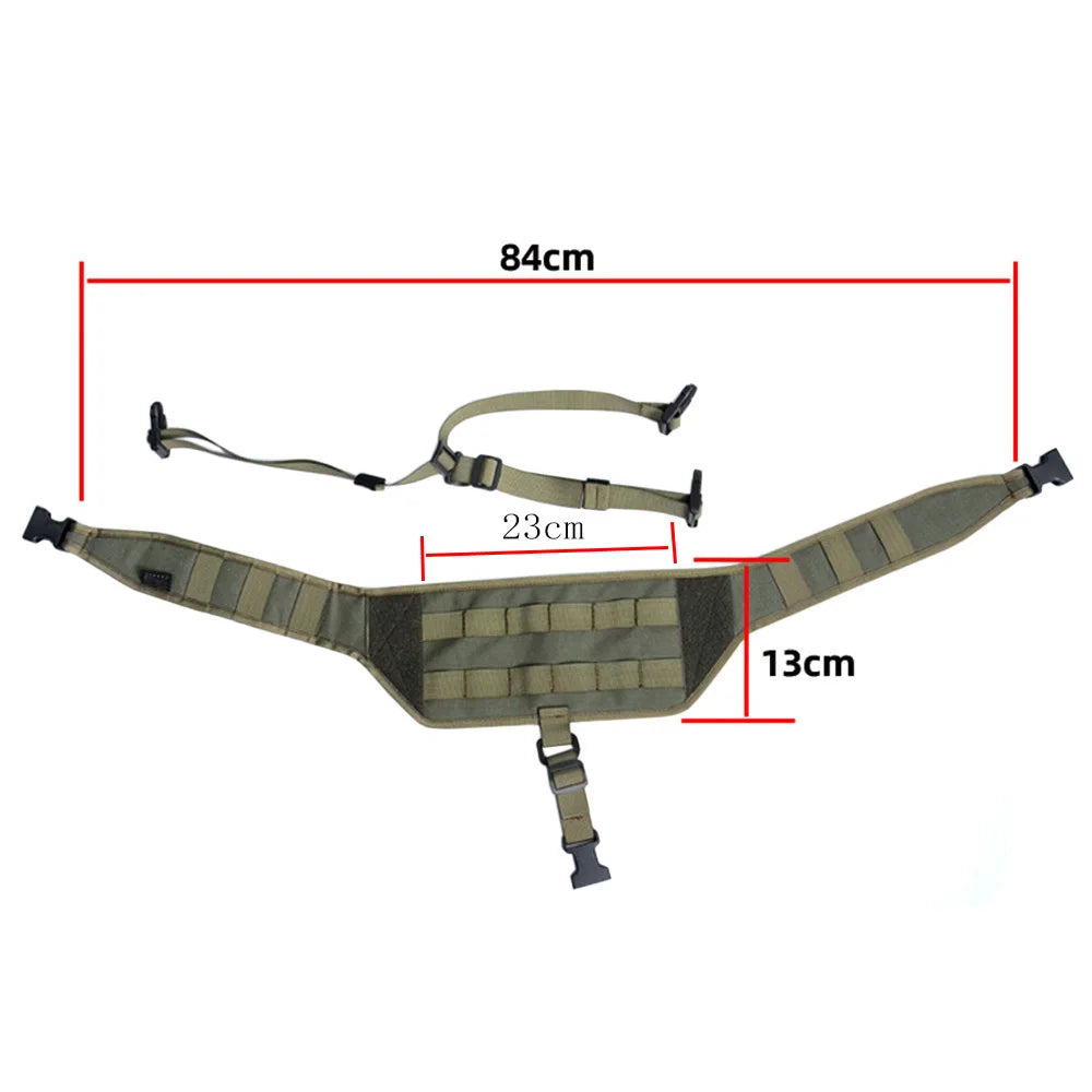 NEW Bandoleer Minimalist Chest Rig Tactical Bandoleer Platform Chest Strap Shoulder Strap Adjustable Nylon Gear Vest