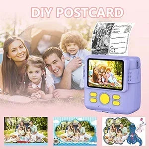 Instant Print Camera for Kids,   Camera for Toddler with Multi-Image, Christmas Birthday Gifts for 3-12-Year-Old Boys and Girls