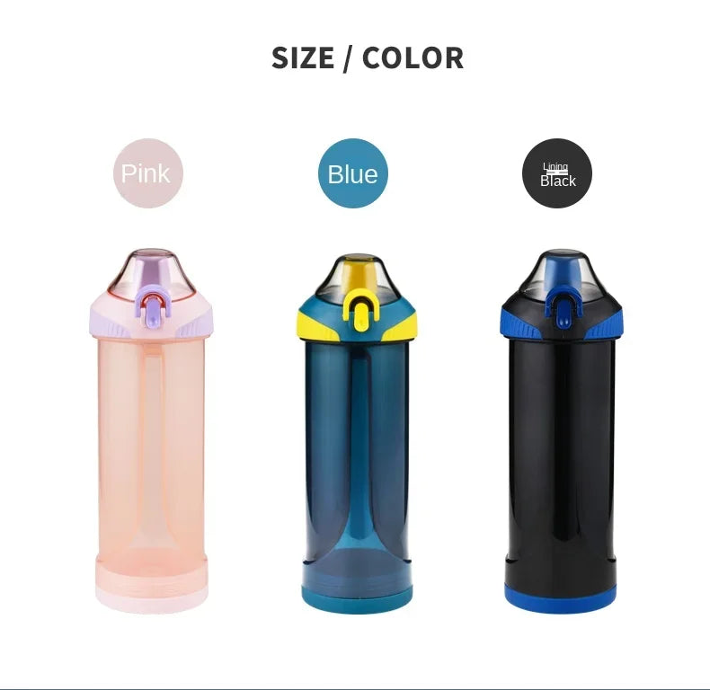 750ml Diversion Water Bottle Portable Water Bottle Secret Stash Pill Organizer Can Safe Hiding Spot for Money Bonus Key Ring Box