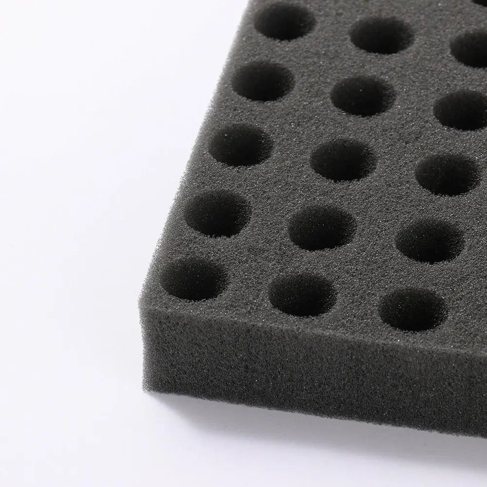 100pcs Slot Foam Hole Sponge Hydroponic Seedling Cultivation Vegetable Hollow Cross Soilless Sponge Block Garden Accessories