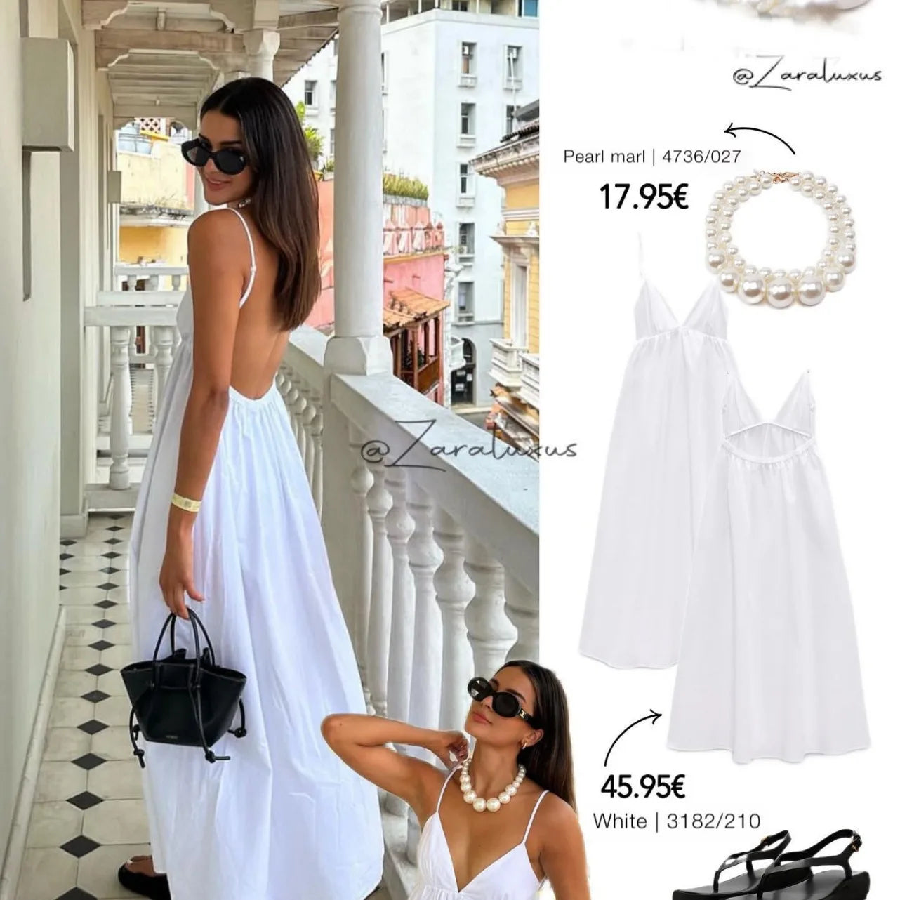 Summer 100% Cotton White Dresses Women Clothing Sleeveless Maxi Long One Piece Dress Spaghetti Strap Backless Beach Sundress New