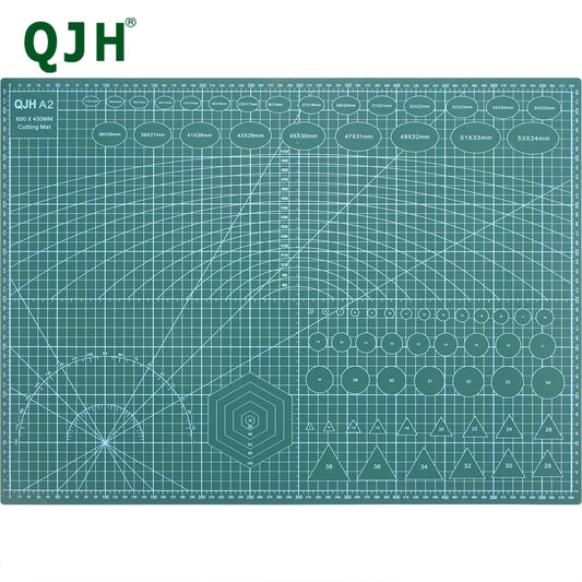 QJH 60*45cm A2 PVC Cutting Mat Board Durable Self-healing DIY Sewing Student Art Paper Engraving Pad Leather Craft Tool