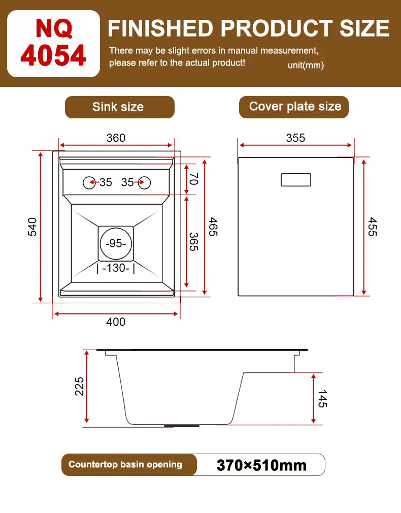 Hidden Sink Stainless Steel Kitchen Sink Apartment Bar Mini Single Slot Touring Car Multi-functional Wash Basin With Cover Plate