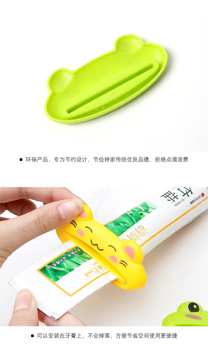 Kitchen Accessories Bathroom Multi-function Tool Cartoon Toothpaste Squeezer Kitchen Gadget Useful Home Bathroom Decoration