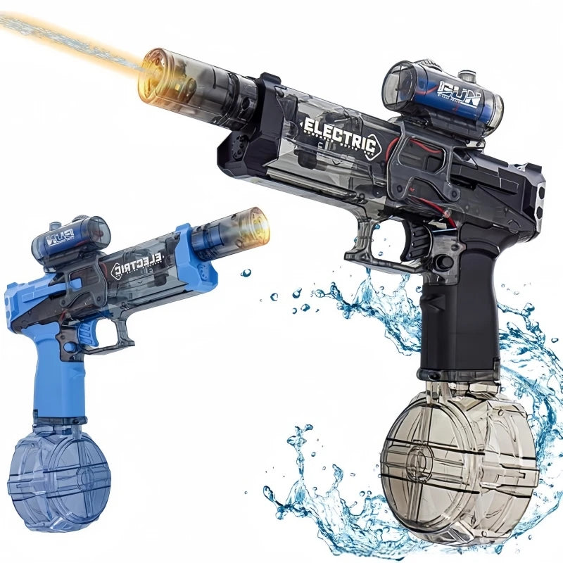 Children Simulated Flame Electric Water Gun Toys Summer Outdoor Beach Pool Fight Game Kids Automatic Sensor Lights Watergun Gift