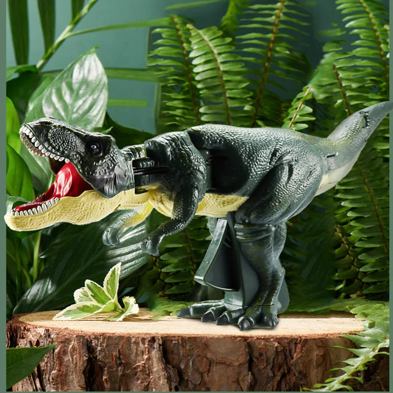 HOT!!! Children's toy dinosaur twisting and swinging spring mechanical interaction toy Tyrannosaurus Rex fidget toys For kids