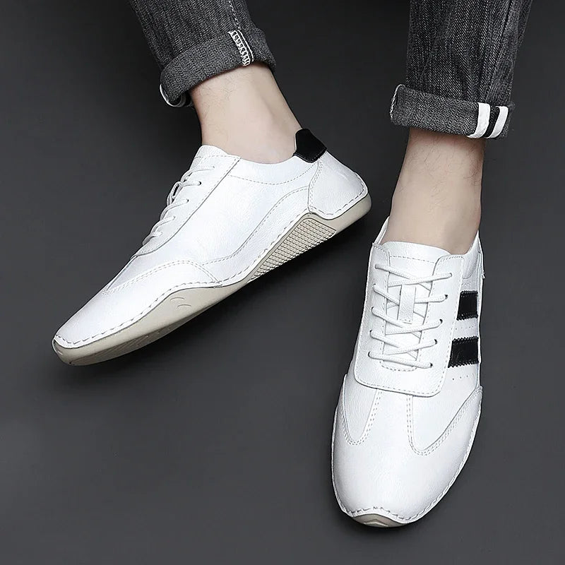 Tennis Men Leather Shoe Natural Cowhide Leather Shoes for Men Original Man Sneakers Deals Men's Sneaker High Quality Shoes Male