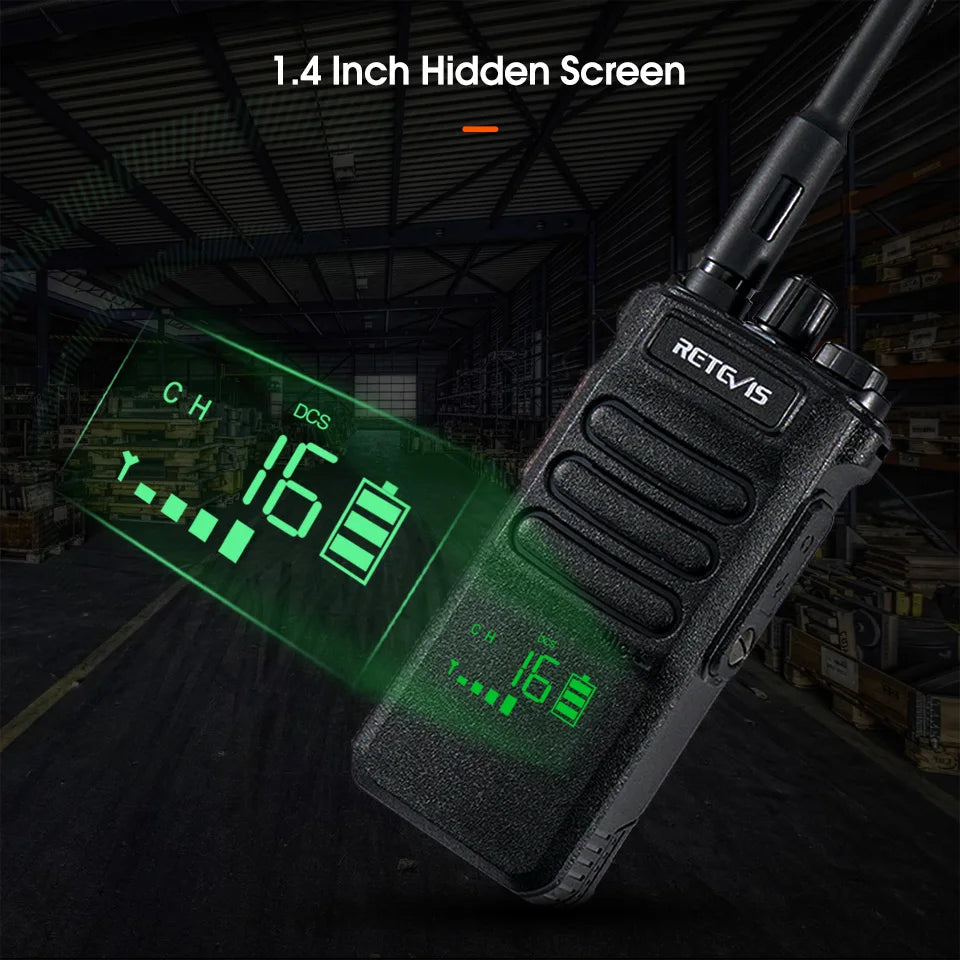 Retevis RT86 10W Walkie Talkie Long Range Communication Radios Walkie-talkie Professional Communicator Two-way Radio Long Reach