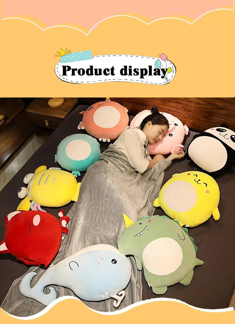 Animal soft pillow plush doll plush toy plush animal soft and comfortable home decoration surprise gift for girls