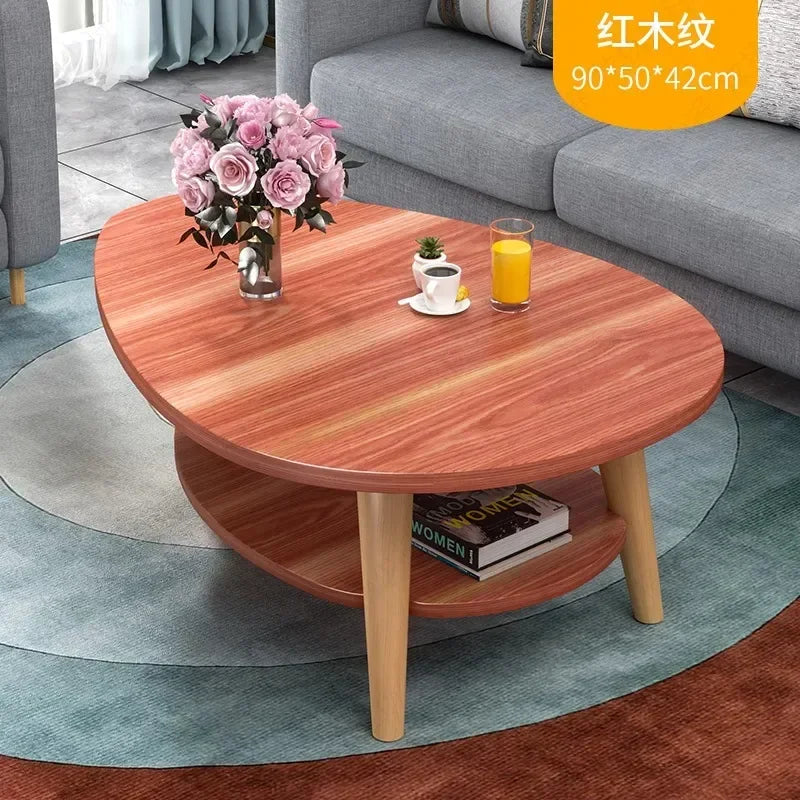 Tea table simple modern balcony sofa side simple household living room small round corner table Nordic bedside small round table