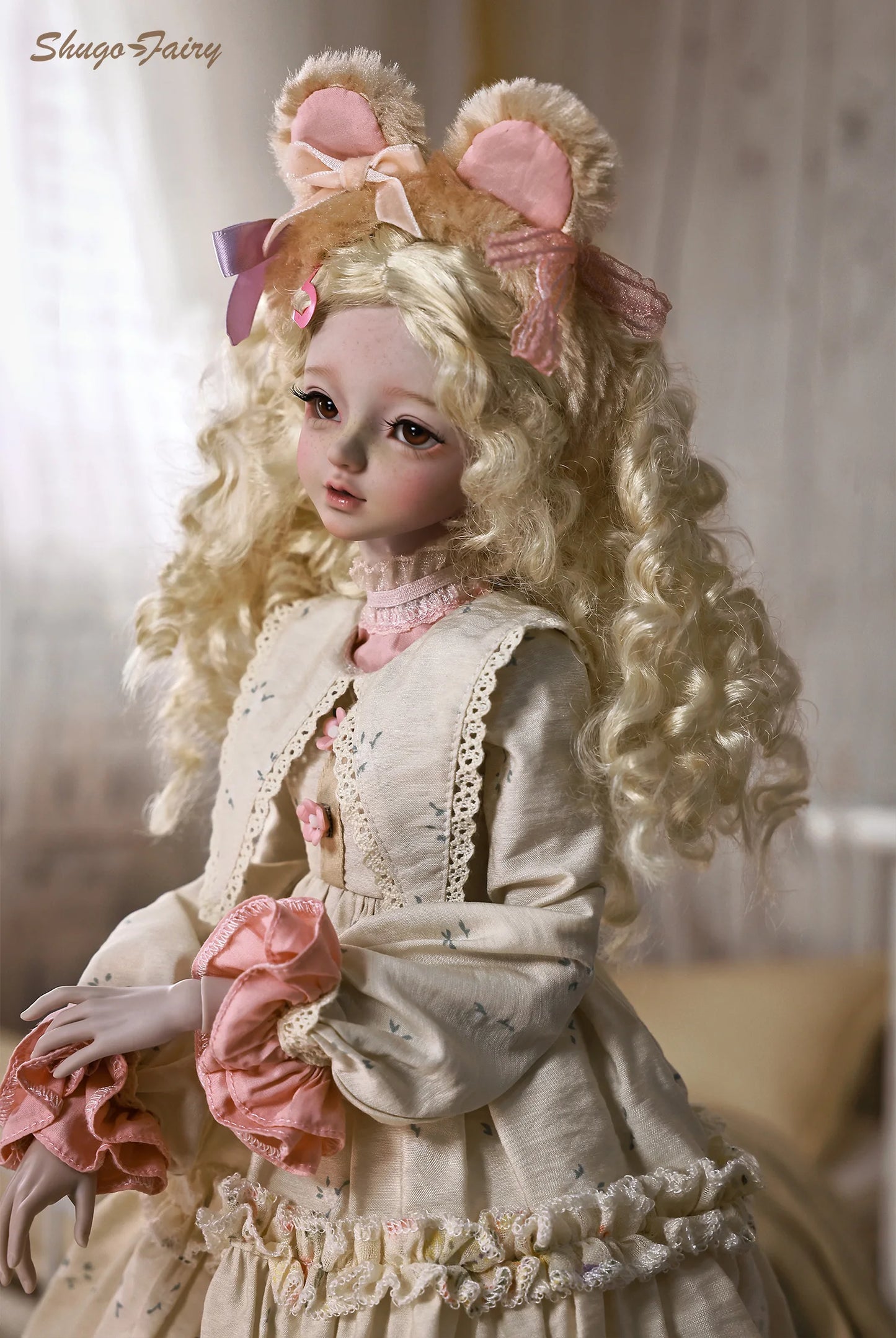 ShugaFairy Liano Bjd Doll 1/4 Head Bariy Body Village Garden Style Joint Body Baby Toys Girls BJD Dolls